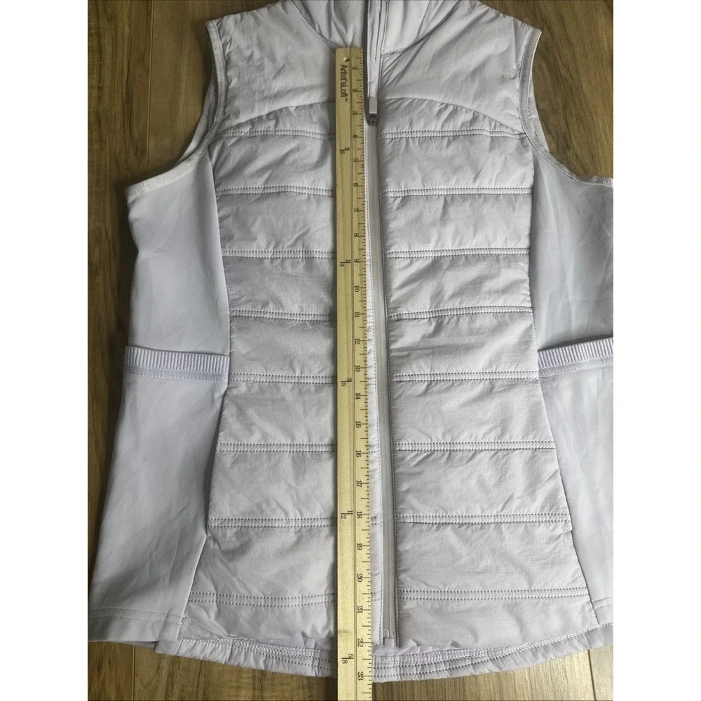 Avia Quilted Girls‎ Large (12-14) Sweater Vest Full Zip Purple NWT